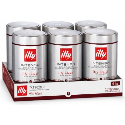 Illy Dark Intenso zrnková 6 x 250 g – Hledejceny.cz