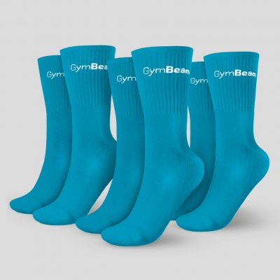 GymBeam ponožky Socks 3Pack Aquamarine – Sleviste.cz