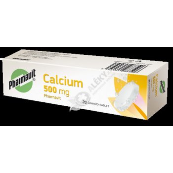 CALCIUM PHARMAVIT POR 500MG TBL EFF 20