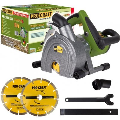 Drážkovací fréza do zdiva Procraft PM2500-230 – Zboží Dáma
