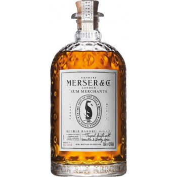 Merser & Co Merser Double Barrel Rum 43,1% 0,7 l (holá láhev)