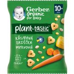Gerber Křupavá srdíčka mrkvová BIO 10M+ 28 g – Sleviste.cz