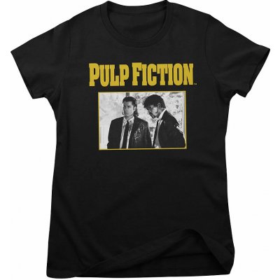 Pulp Fiction tričko Vince & Jules Girly Black – Zboží Dáma
