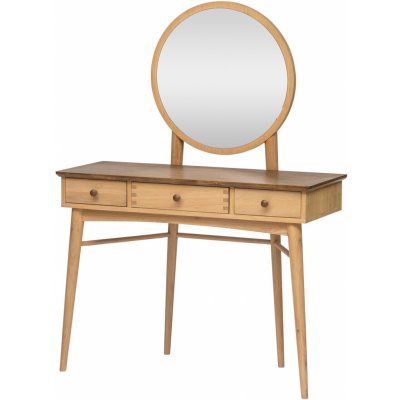 AV interiery toaletní stolek se zrcadlem 104 x 48 x 144 Uta UTD25 dub – Zboží Dáma