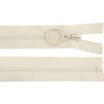 Prima-obchod Kostěný zip No 3 délka 70 cm s kroužkem, barva 306 béžová nejsv. – Hledejceny.cz