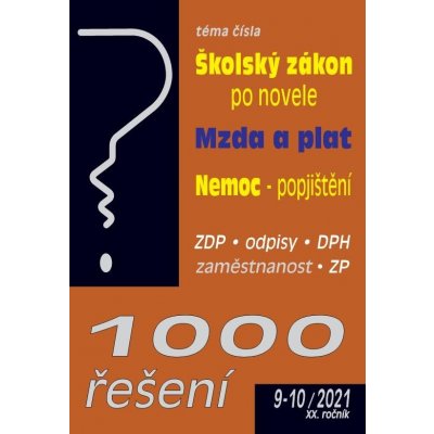 1000 řešení č. 9-10 - Školský zákon – novela