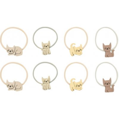 MIMI & LULA Gumičky do vlasů Kitty Cat – set 8 ks, multi barva, textil – Zboží Dáma MIMI & LULA Gumičky do vlasů Kitty Cat – set 8 ks, multi barva, textil – Zboží Dáma