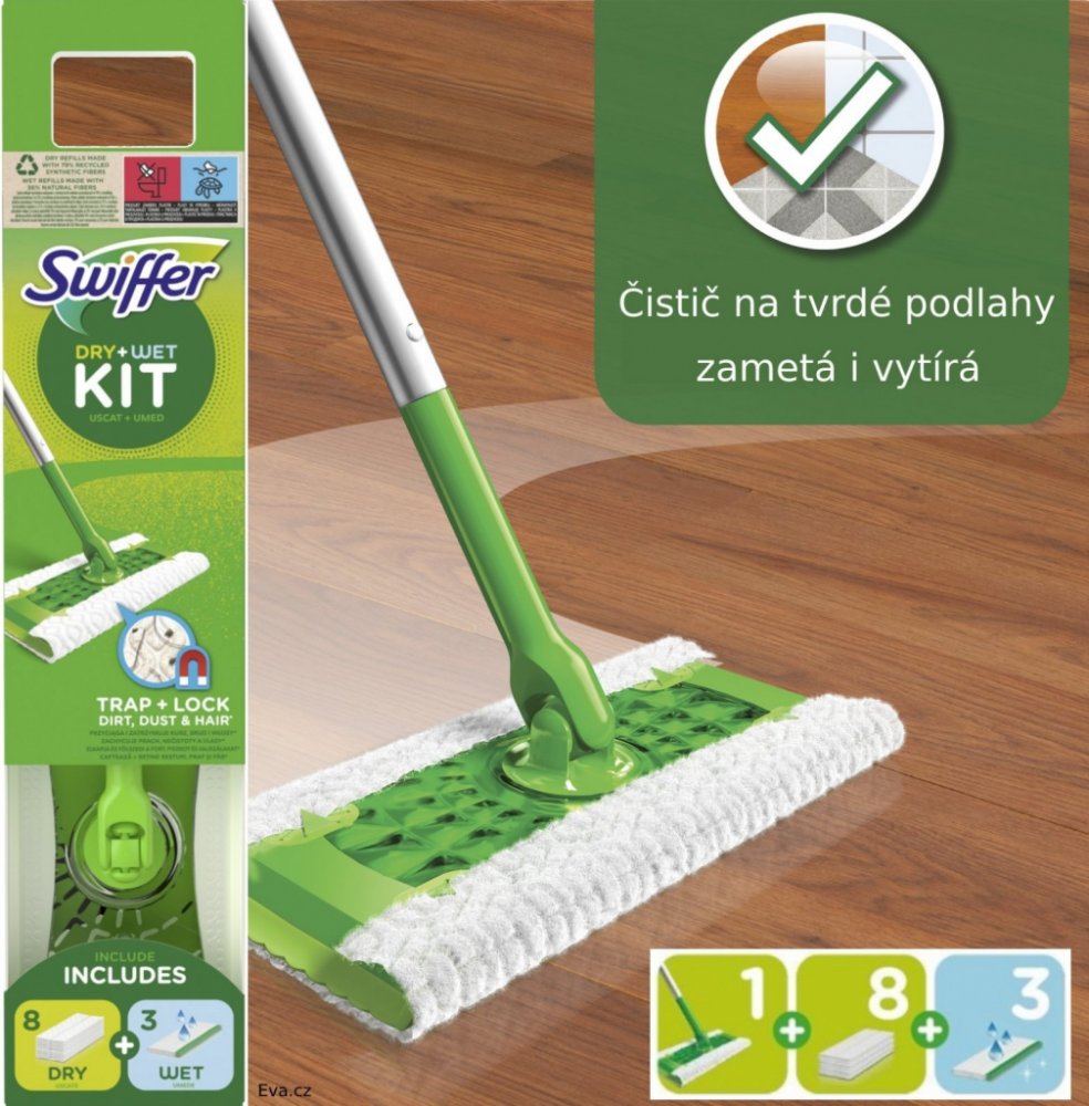 Swiffer Kit Mop na podlahu startovací sada | Srovnanicen.cz