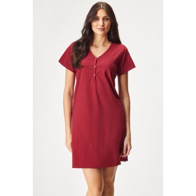 Anda kojicí noční košilka Inez krátká vínová – Hledejceny.cz