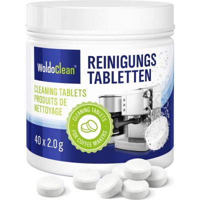 WoldoClean Čistící tablety do kávovaru 40 Tablet