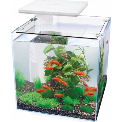 Hailea QB-30 akvarijní set LED bílý 32 x 32 x 32 cm 30 l – Sleviste.cz