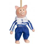 Mašek loutka bez nití Prasátko 20 cm – Zboží Dáma