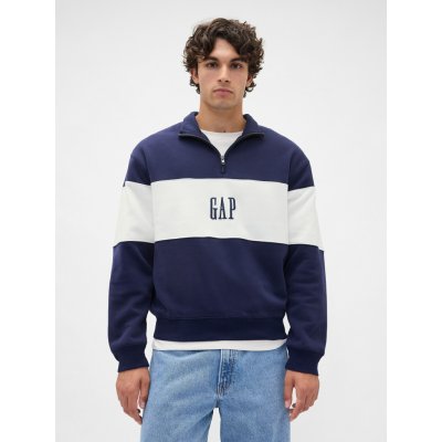 Gap Oversize mikina VintageSoft tmavě modrá – Zboží Dáma