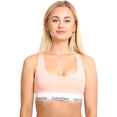 Calvin Klein bralette Modern Cotton 0000F3785E2NT světle růžová – Hledejceny.cz