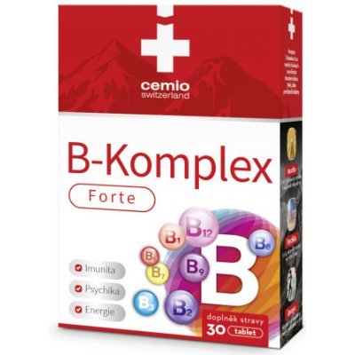 Cemio B-KOMPLEX 30 tablet – Zboží Mobilmania