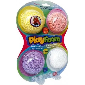 PEXI PlayFoam Modelína/Plastelína kuličková 4 barvy 18x27x4cm