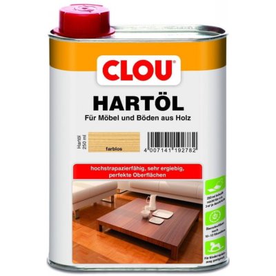Clou Hartöl tvrdý olej na dřevo 0,25 l