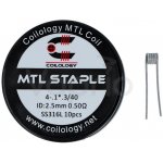 Coilology Předmotané spirálky MTL Series MTL Staple SS316L 0,5ohm 10ks – Zboží Dáma
