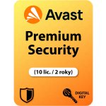 AVAST PREMIUM SECURITY 10 lic. 2 ROKY (APSMEN24EXXA010) – Hledejceny.cz