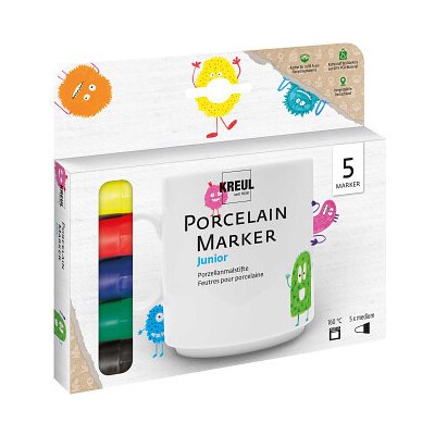 Kreul Popisovače na porcelán Junior 5ks – Zboží Mobilmania