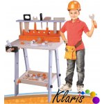 Ecotoys velký dřevěný pracovní stůl s nářadím – Sleviste.cz