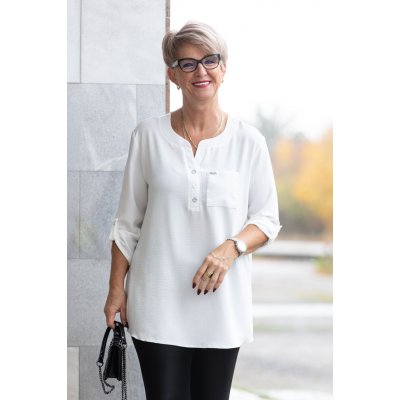 Figo Dlouhá košile JANA Červená – Zboží Mobilmania