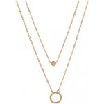 Troli Dvojitý s kroužkovými přívěsky z pozlacené oceli TO2153 – Hledejceny.cz