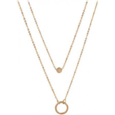 Troli Dvojitý s kroužkovými přívěsky z pozlacené oceli TO2153 – Hledejceny.cz