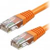 síťový kabel AlzaPower APW-CBP5EU0002O Patch CAT5E, UTP, 0.25m, oranžový