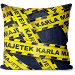 Impar Polštář Majetek + jméno mužská jména Jméno Karel 55x55 – Zboží Dáma