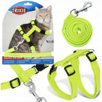 Trixie Postroj s vodítkem pro kočku jednobarevný 22 - 42 cm 10 mm 1.25 m – HobbyKompas.cz