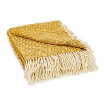 Vlnka Vlněný pléd pepito žlutá 140x200 – Hledejceny.cz