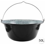 Perfect Home 71011 Smaltovaný kotlík na guláš 50 L, černý – Sleviste.cz
