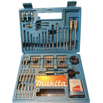 Makita sada bitů a vrtáků v plastovém kufru - 100 ks B-54520 – Sleviste.cz