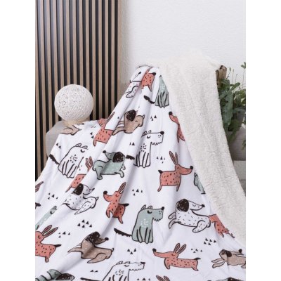 MKLuzkoviny.cz Beránková deka mikroplyš Lorena 150x200 – Zboží Dáma