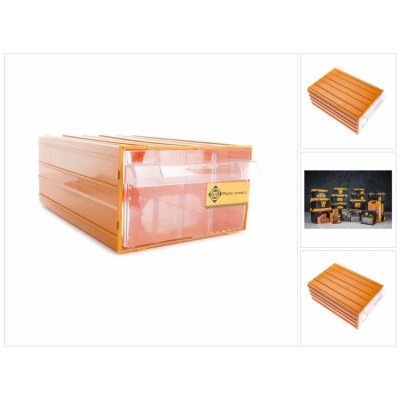 Forte Tools K-55 úložný box 21,2 x 30,2 x 12,6 cm průhledný