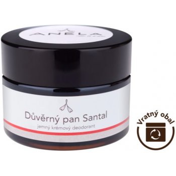 Anela Důvěrný pan Santal jemný krémový deodorant 30 ml