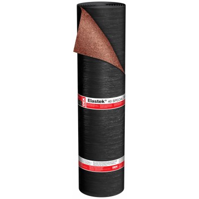 Asfaltový pás hydroizolační ELASTEK 40 SPECIAL DEKOR červený (7,5 m2/role) – Zboží Mobilmania