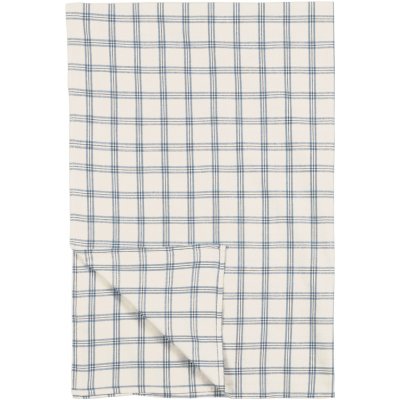 Livarno Ubrus béžová/modrá 120x160 cm – Sleviste.cz