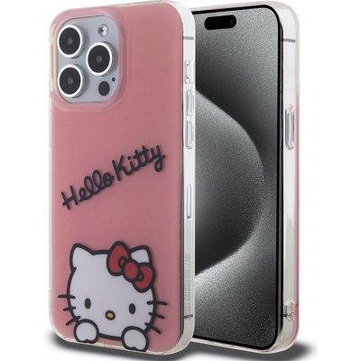 AppleMix HELLO KITTY Apple iPhone 15 Pro Max - Daydreaming logo - plastový / gumový - růžové