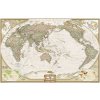 Nástěnné mapy National Geographic Svět - nástěnná mapa Pacific Executive 188 x 122 cm Varianta: bez rámu v tubusu, Provedení: laminovaná mapa v lištách