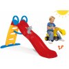 Skluzavky a klouzačky Smoby Set šmykľavka Funny Toboggan 2 m+bager Maxi Power so sedadlom SM820401-3 73 cm