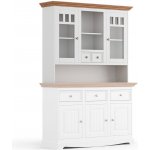 Nábytek z lesa - Horní část kredence BELLU 24B z masivu borovice - 130/105/35 (š/v/h) – Sleviste.cz