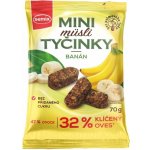 SEMIX Mini Müsli tyčinky s banány bez lepku 70 g – Sleviste.cz