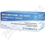 MAGNESIUM LACTATE BIOMEDICA POR 500MG TBL NOB 50 – Hledejceny.cz