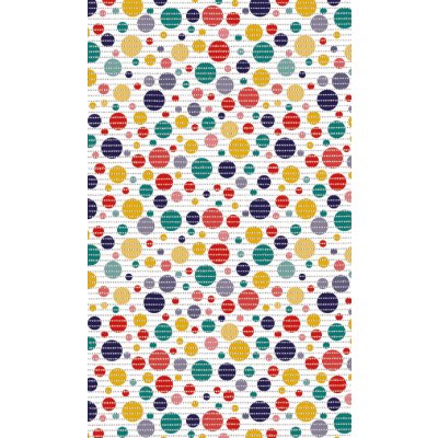 Nese plastik Aquamat 419 pěnová předložka barevné bubliny mix barev 65 x 100 cm – Zboží Dáma