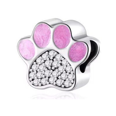 Prosperk Korálek na náramek růžová tlapka S1606 – Hledejceny.cz