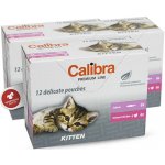 Calibra Premium Line Kitten Turkey & Chicken 12 x 100 g – Sleviste.cz