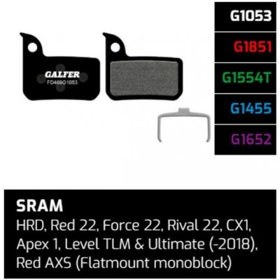 Galfer FD469 Standard G1053 brzdové destičky pro Sram – Zboží Dáma