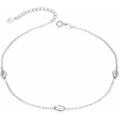 Agato Stříbrný řetízek na nohu s ozdobami AGN51/27 – Zboží Dáma